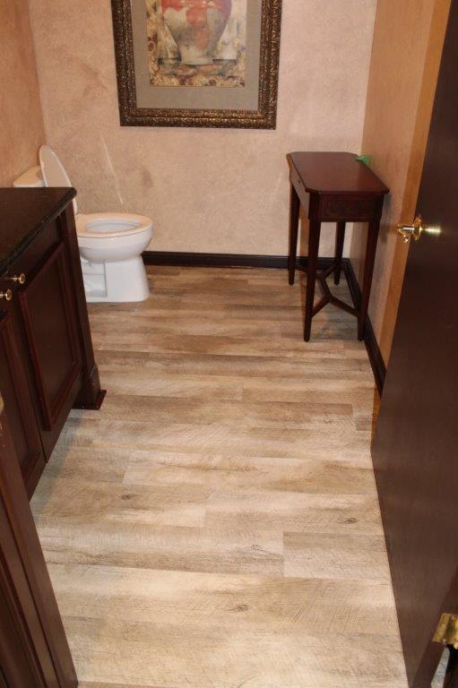 Commercial Flooring for The Keyes Company Bathroom