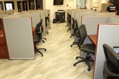 Commercial Flooring for The Keyes Company Cubicle Office