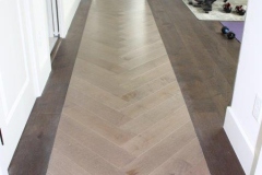 Mirage Engineered Wood Herringbone Installation