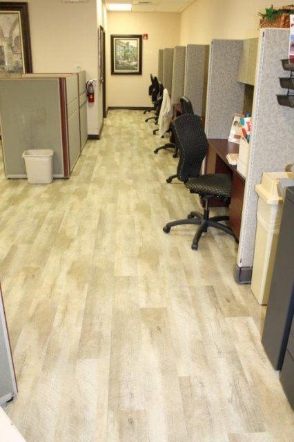 Commercial Flooring for the Keyes Company Office Space