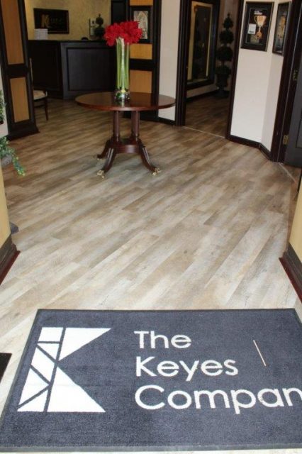 Commercial Flooring for the Keyes Company Entryway